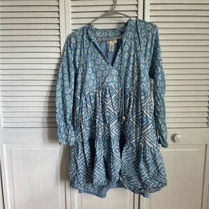 Jessica Simpson Light Blue Floral Dress